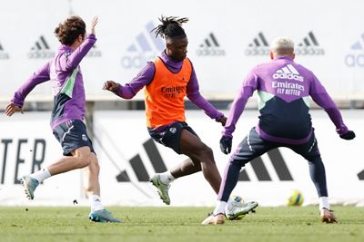 entrenamiento del real madrid