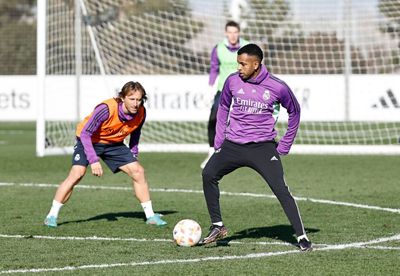 entrenamiento del real madrid