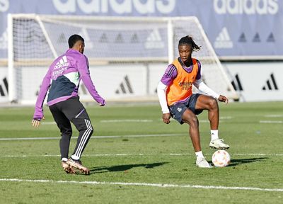 entrenamiento del real madrid