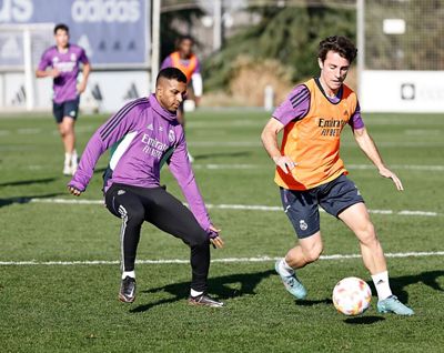 entrenamiento del real madrid