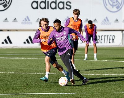 entrenamiento del real madrid