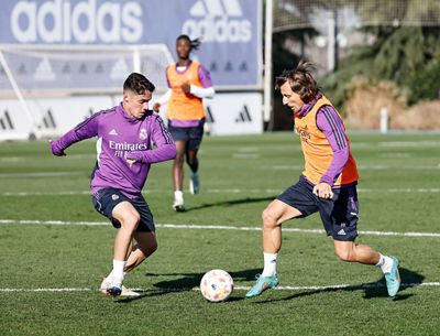 entrenamiento del real madrid