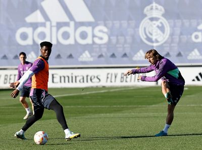 entrenamiento del real madrid