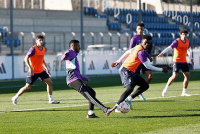 entrenamiento del real madrid