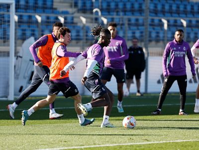entrenamiento del real madrid