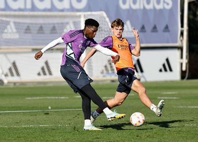entrenamiento del real madrid