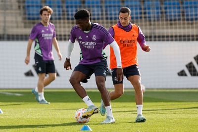 entrenamiento del real madrid