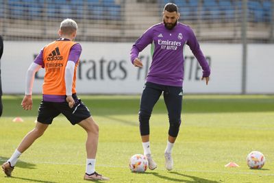 entrenamiento del real madrid