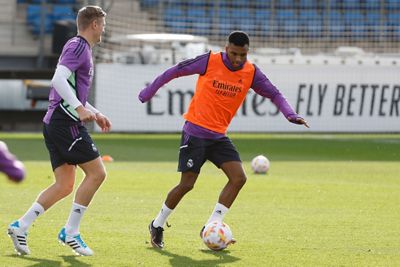 entrenamiento del real madrid