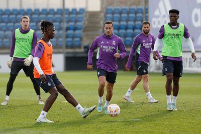 entrenamiento del real madrid