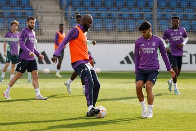 entrenamiento del real madrid