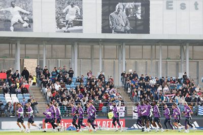 entrenamiento del real madrid