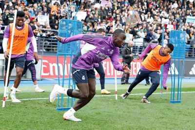 entrenamiento del real madrid