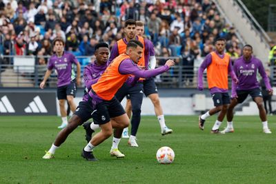 entrenamiento del real madrid