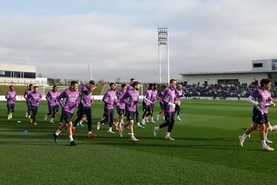 entrenamiento del real madrid