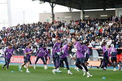 entrenamiento del real madrid