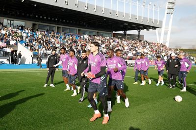 entrenamiento del real madrid