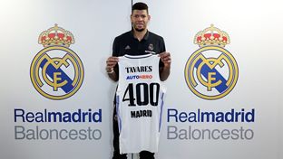 Tavares Reaches 400 Games with Real Madrid