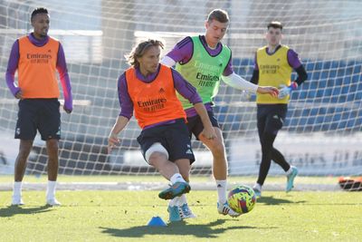 entrenamiento del real madrid