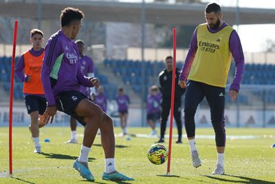 entrenamiento del real madrid
