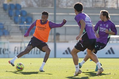 entrenamiento del real madrid
