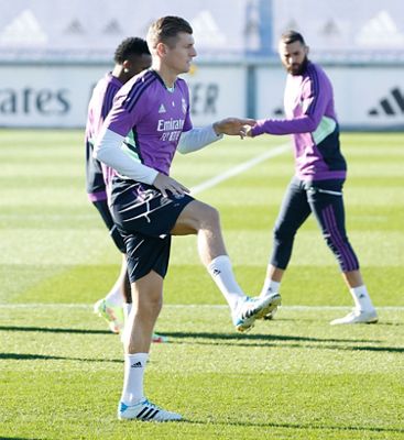 entrenamiento del real madrid