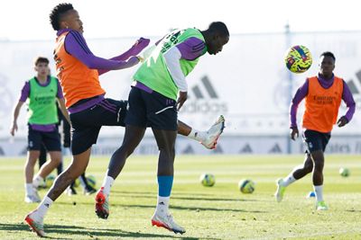 entrenamiento del real madrid