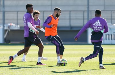 entrenamiento del real madrid