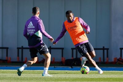 entrenamiento del real madrid