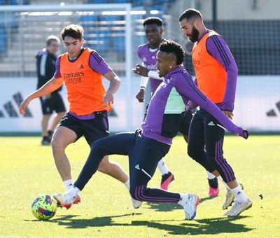 entrenamiento del real madrid