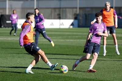 entrenamiento del real madrid