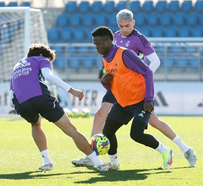 entrenamiento del real madrid