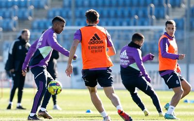 entrenamiento del real madrid