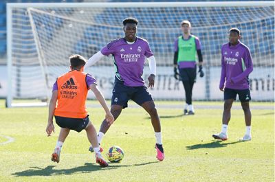 entrenamiento del real madrid