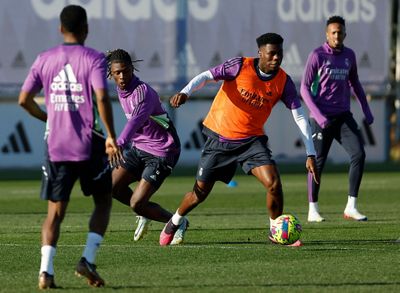 entrenamiento del real madrid