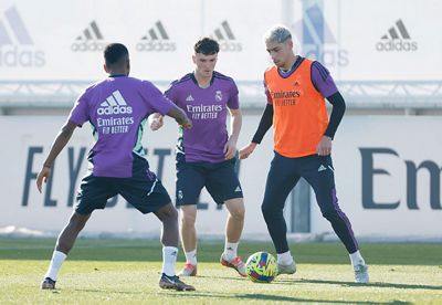 entrenamiento del real madrid