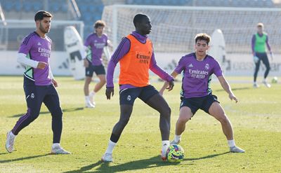 entrenamiento del real madrid