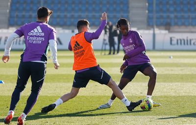 entrenamiento del real madrid