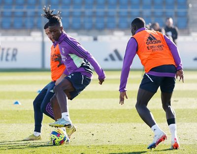 entrenamiento del real madrid
