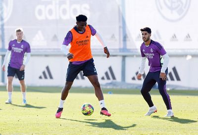 entrenamiento del real madrid