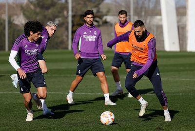 entrenamiento del real madrid