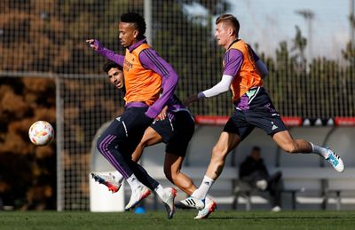 entrenamiento del real madrid