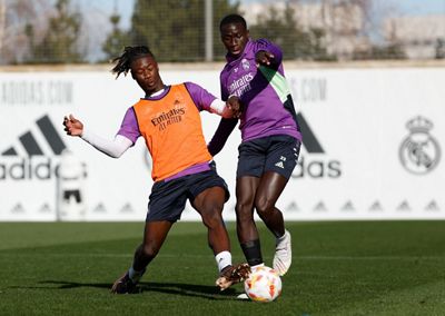 entrenamiento del real madrid