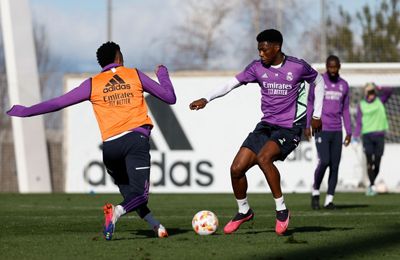 entrenamiento del real madrid