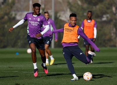 entrenamiento del real madrid