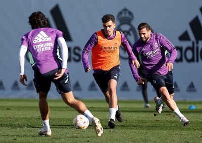 entrenamiento del real madrid