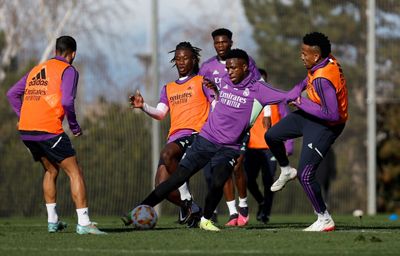 entrenamiento del real madrid