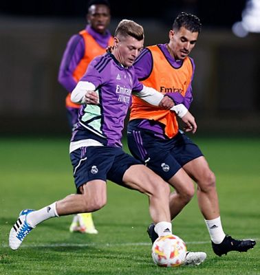 entrenamiento del real madrid