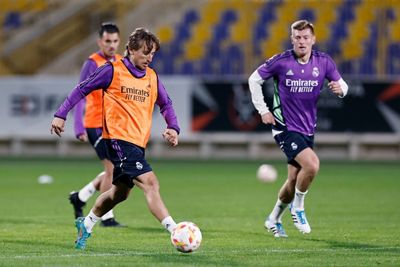 entrenamiento del real madrid