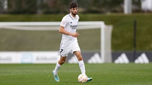 Once inicial del Castilla frente al Mérida